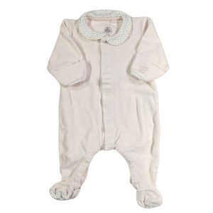 Petit Bateau pajac s stopalkami št. 54