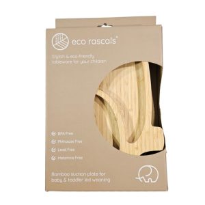 Eco rascals bambusov krožnik slon