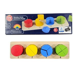 Lesena geometrijska sestavljanka