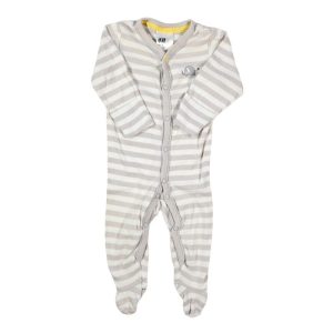 H&M pajac s stopalkami št. 56